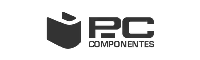 logo negro de la empresa PCComponentes